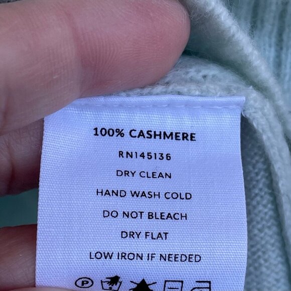 Soft by naadam cashmere mint green sweater xs - Picture 6 of 6